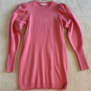 Women's Wayf Puff Sleeve Sweater Dress, Size Large